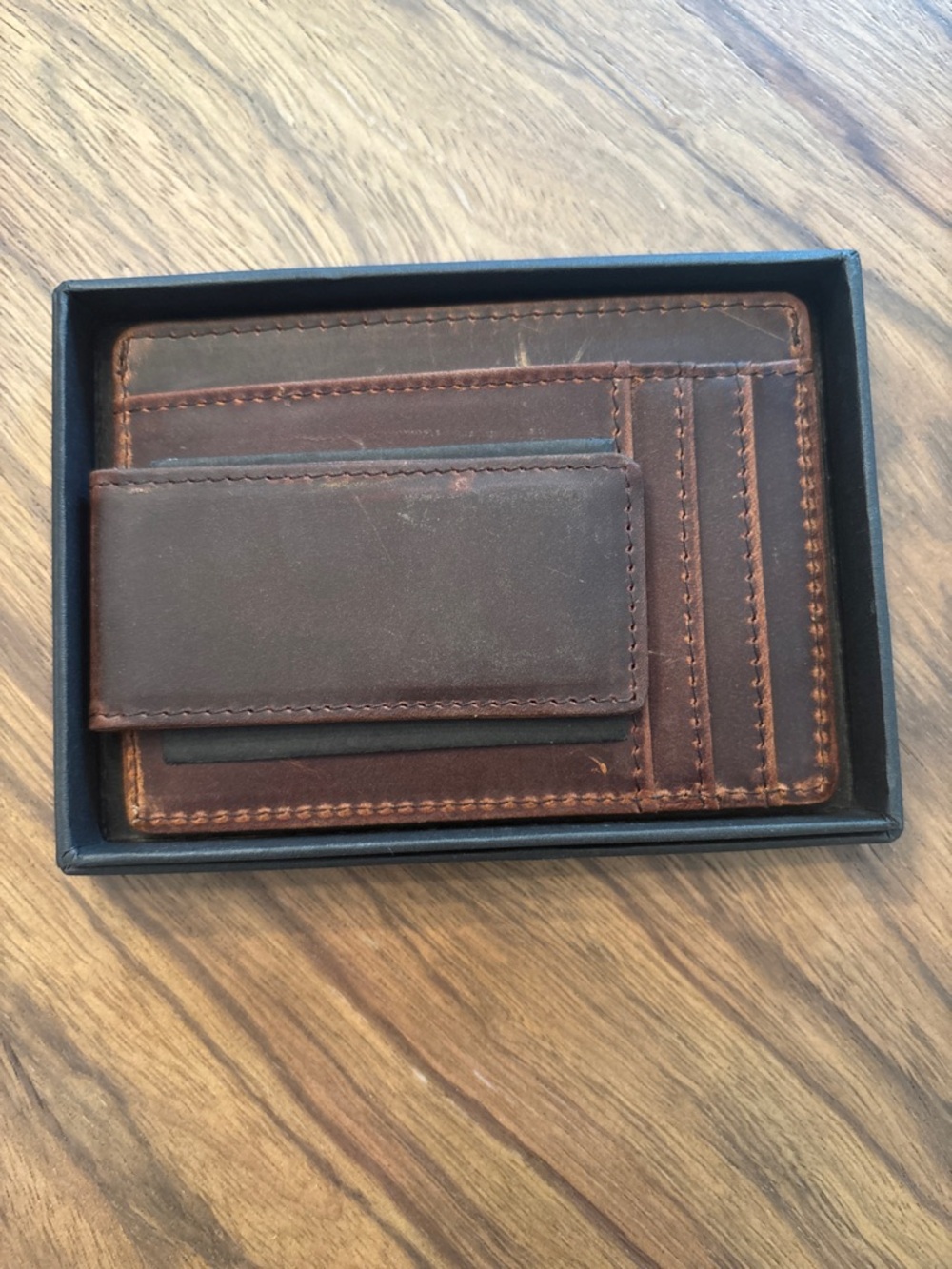 Sherman Brands RFID Blocking Bifold Men’s Brown Genuine Leather Billfold Wallet - Picture 2 of 3